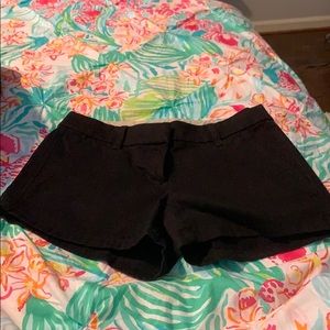 Black j.crew dress shorts